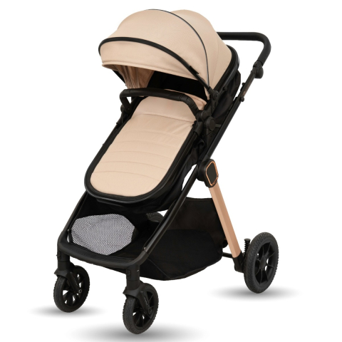 Carucior transformabil 2in1, Appekids Elite - Sand [2]