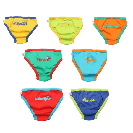 Imbracaminte Copii - Chilotei din bumbac organic, pentru baieti, Zoocchini, Zilele sÃ„Æ’ptÃ„Æ’mÃƒÂ¢nii, 5-6 ani - 7 buc