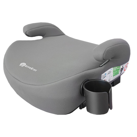 Scaune auto - Inaltator auto cu isofix, I-SIZE, 125-150 cm , Appekids Junior - Grey
