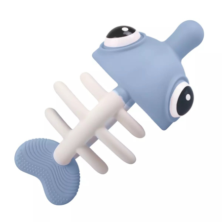 Inel Gingival Din Silicon, Mombella, Clownfish Light Blue [2]