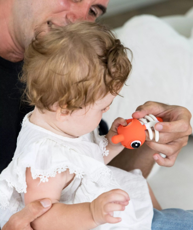 Inel Gingival Din Silicon, Mombella, Clownfish Orange [7]