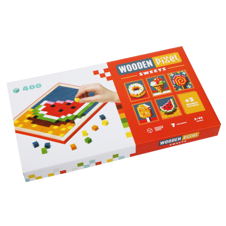 Jucarii - Joc Din Lemn Cubika - MOZAIC - PIXEL SWEETS