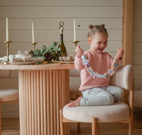 Jucarie Din Lemn, Cubika, “Joc de Indemanare Personaje de Poveste” - Pastel [3]