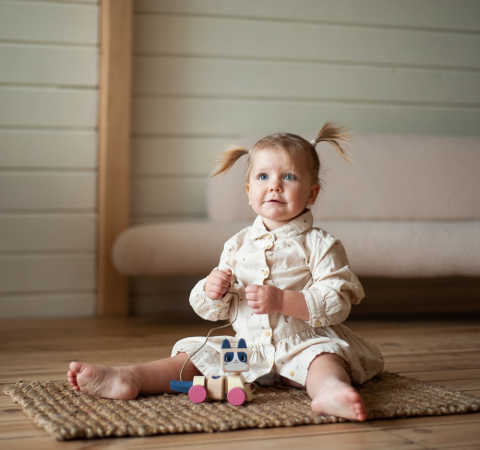 Jucarie din lemn, Cubika, Prietena mea Pisicuta - Pastel [2]