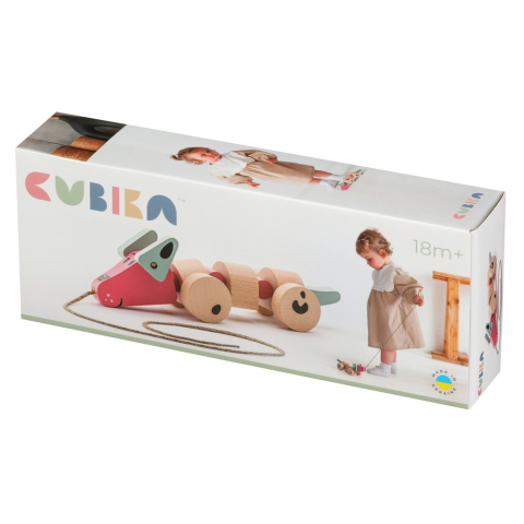 Masinute - Jucarie din lemn, Cubika, Prietenul meu Catelusul - Pastel