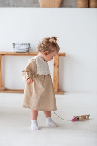 Jucarie din lemn, Cubika, Prietenul meu Catelusul - Pastel [1]