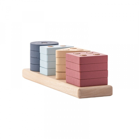 Jucarie din lemn, Cubika, Sortator Forme Geometrice 5 [1]