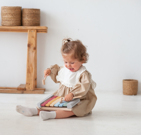 Jucarie din lemn, Cubika, Xilofon 2 [3]