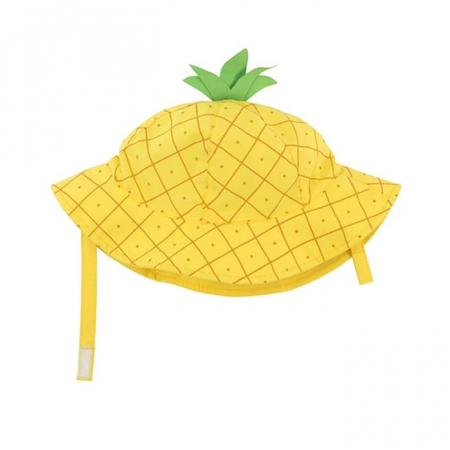 Igiena si Sanatate - Palarie de soare Zoocchini, UPF50 +, Marime M, 6-12 Luni - Ananas