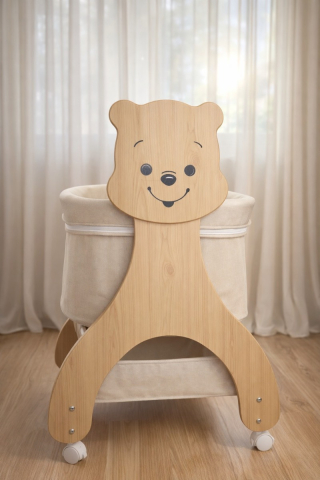 Patut Multifunctional cu leganare electrica, sunete si Bluetooth, AppeKids - Buggy [4]