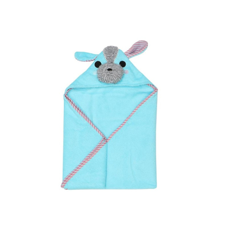 Igiena si Sanatate - Prosop de baie cu gluga, Zoocchini, 76x76cm, Yorkie