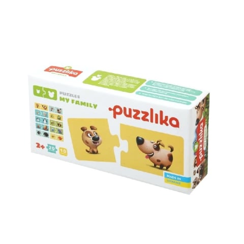 Puzzle-uri educative - Puzzle pentru copii, 2 Ani+, Puzzlika - Familia potrivita