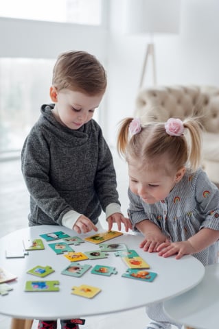 Puzzle pentru copii, 2 Ani+, Puzzlika - Familia potrivita [3]