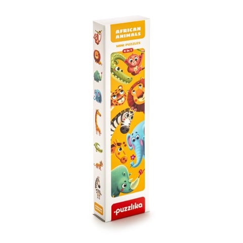 Puzzle-uri educative - Puzzle pentru copii, 2 Ani+, Puzzlika - Animalutele Africane