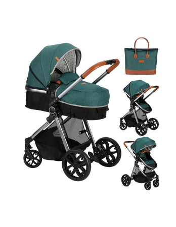 Resigilate - RESIGILAT - Carucior Transformabil 2 in 1 Momi - Limuru Green