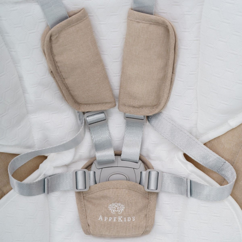 Resigilat - Leagan electric multifunctional pentru bebelusi AppeKids - I-Size - Bubble Beige [2]