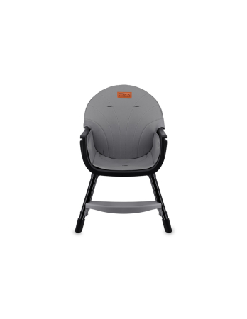 Scaun de masa copii Momi Reki, Piele ecologica, Black [4]