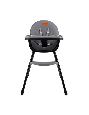 Scaun de masa copii Momi Reki, Piele ecologica, Black [1]