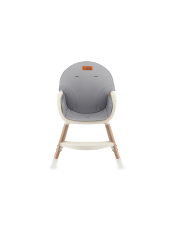 Scaun de masa copii Momi Reki, Piele ecologica, Dark Grey [5]