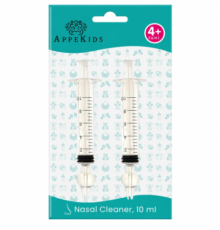 Set 2 seringi pentru lavaj nazal, APPEKIDS, 10ml, 4Luni+ [1]