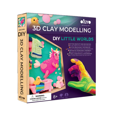 Seturi creative - Set creatie Wood & Craft - Little Worlds, 21*21cm - Unicorn