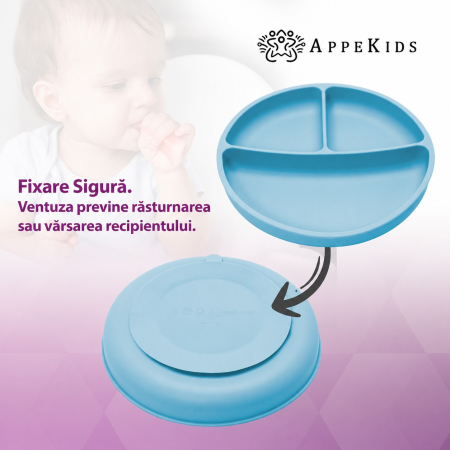 Set pentru diversificare AppeKids Basic, 4 piese, silicon alimentar, 6 luni+ [2]