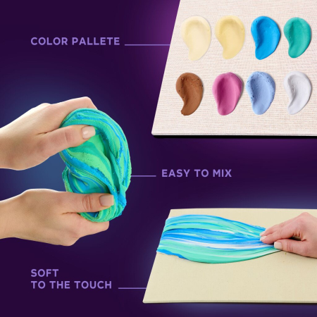 Set pictura 3D cu argila usoara, 30*40cm - Calm [5]