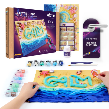 Set pictura 3D cu argila usoara, 30*40cm - Calm [1]