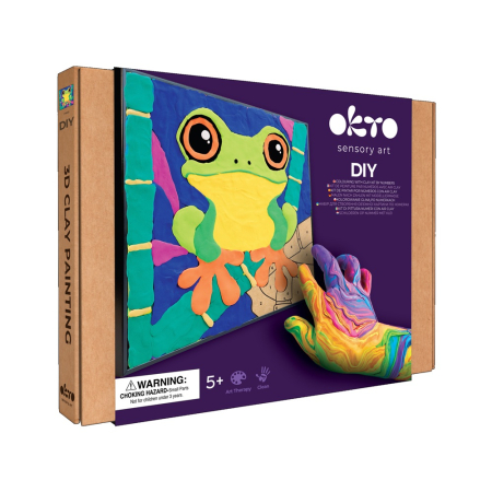 Noutăți - Set pictura cu argila usoara, 29*29 cm - Frog