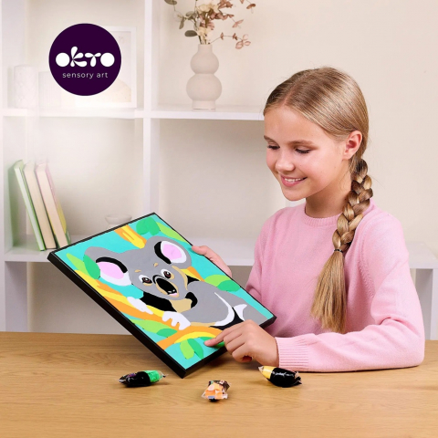 Set pictura cu argila usoara, 29*29 cm - Koala [3]