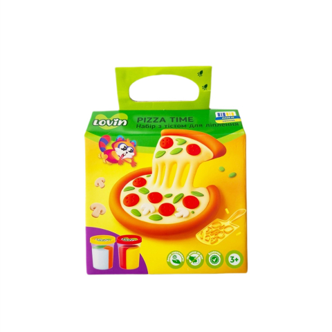 Plastilina - Set plastilina 100% ECO, Lovin'Do, Pizza Time
