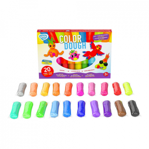 Set plastilina Lovin 20 pcs*15gr - Color Dough [1]
