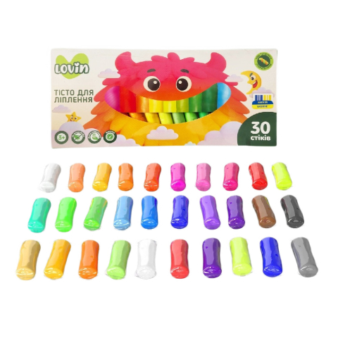 Set plastilina Lovin 30 pcs*15gr - Color Dough [1]