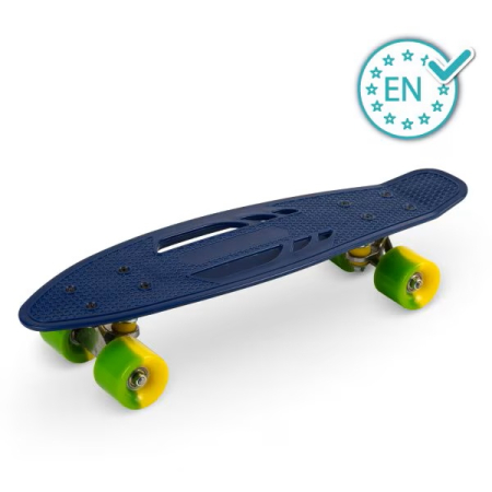 Trotinete - Skateboard copii, Qkids, Galaxy - Lemon