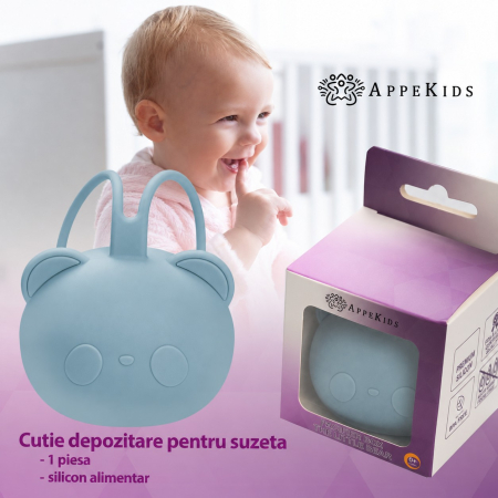 Suport pentru suzetă din silicon AppeKids The Little Bear, 0 luni+ [4]