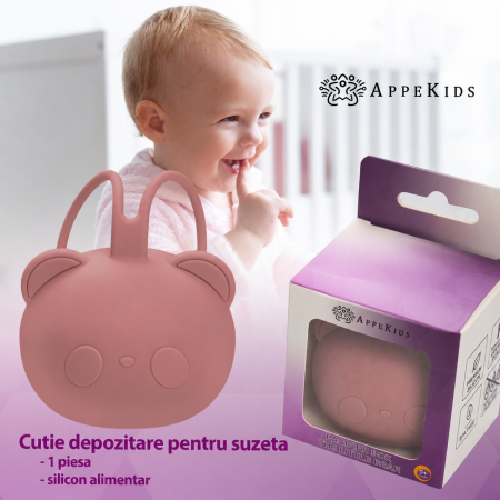 Suport pentru suzetă din silicon AppeKids The Little Bear, 0 luni+ [4]