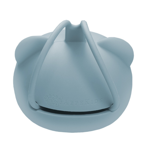 Suport pentru suzeta din silicon, AppeKids, The Little Bear - Aqua Blue [2]