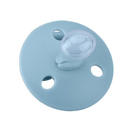Suzeta din silicon cu cutie de depozitare, 0-6 Luni, Mombella Ciupercuta Fancy - Ice Blue [2]