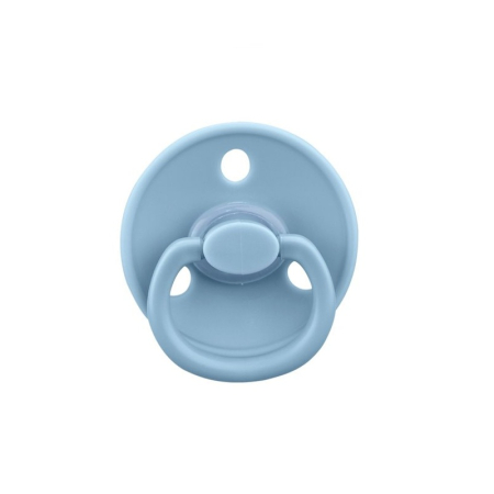 Suzeta din silicon cu cutie de depozitare, 0-6 Luni, Mombella Ciupercuta - Ice Blue [1]
