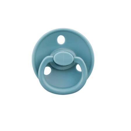 Suzeta din silicon cu cutie de depozitare, 0-6 Luni, Mombella Ciupercuta - Nile Blue [2]