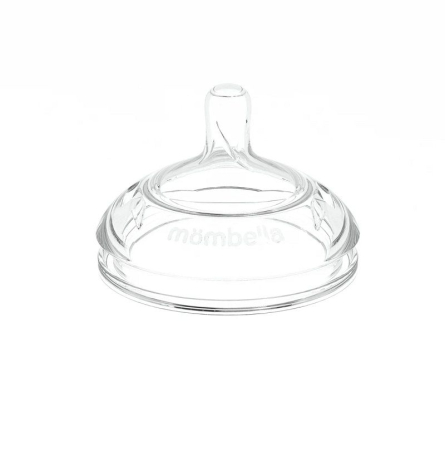 Tetină anti-colici din silicon Mombella Breast Like, Flux Consistent (Mărimea XL) - Ivory [2]