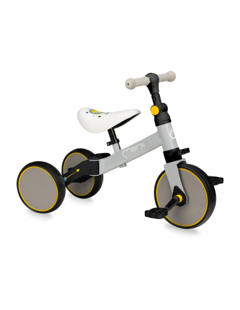 Jucării și Jocuri pentru copii - Tricicleta 4in1, Momi Loris, Grey Yellow