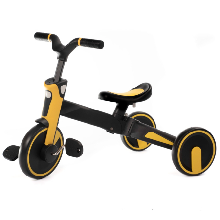 Jucării și Jocuri pentru copii - Tricicleta Uonibaby 3 in 1, Pliabila - Yellow