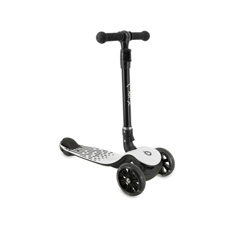 Jucarii - Trotineta pliabila cu roti LED pentru copii, 3 Ani+, MoMi San - Gri