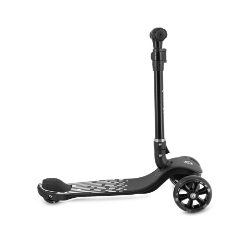 Trotineta pliabila cu roti LED pentru copii, 3 Ani+, MoMi San - Negru [2]