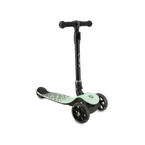 Jucarii - Trotineta pliabila cu roti LED pentru copii, 3 Ani+, MoMi San - Verde