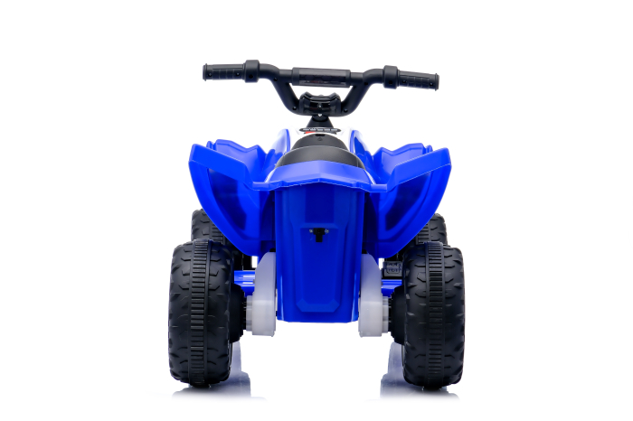 ATV electric pentru copii, Kinderplay Raptor, 80W, 12V, roti moi, telecomanda inclusa, albastru [7]