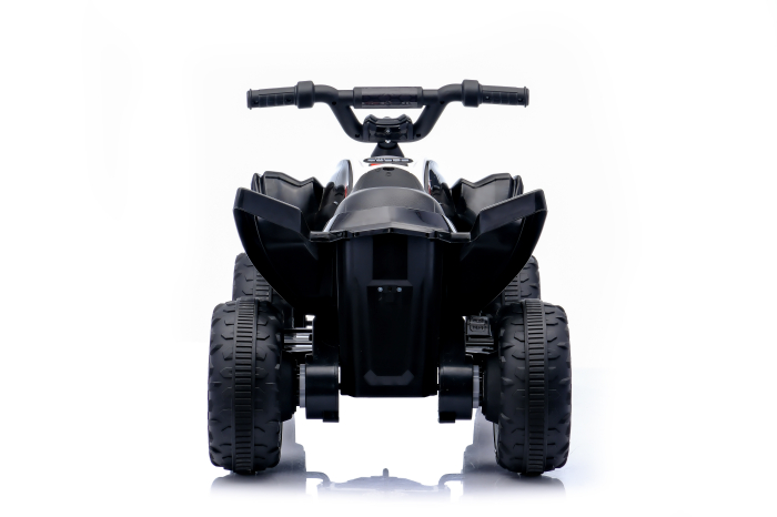 ATV electric pentru copii, Kinderplay Raptor, 80W, 12V, roti moi, telecomanda inclusa, negru [5]