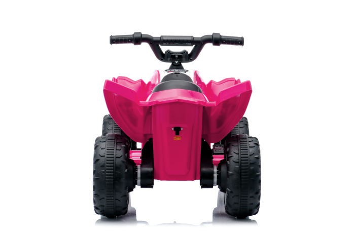 ATV electric pentru fetite, Kinderplay Raptor, 80W, 12V, roti moi, telecomanda inclusa, roz [6]