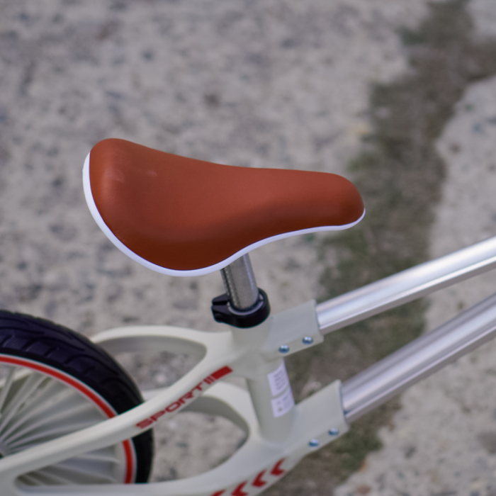 Bicicleta de echilibru pentru copii Kinderplay Explorer Bike, 2-5 ani, roti moi din spuma 12inch, bej [7]
